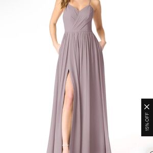 Azazie Cora Dress - Dusk